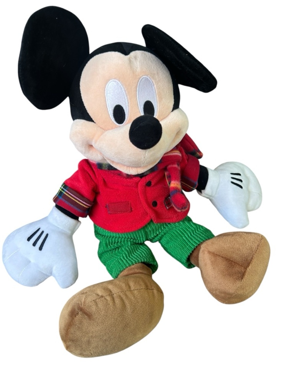 Disney Mickey Mouse oversized holiday plush Disney Store 2012 collectible